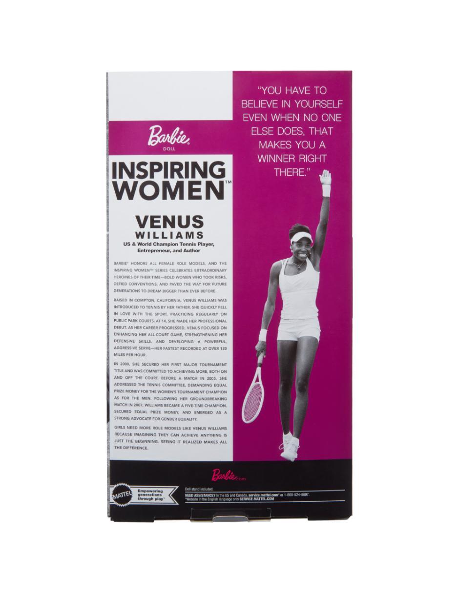 Muñeca colección mujeres que inspiran Venus Williams 10