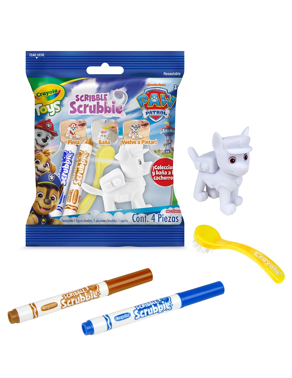 Scribble Scrubbie Paw Patrol juego arte y manualidades infantil unisex 5