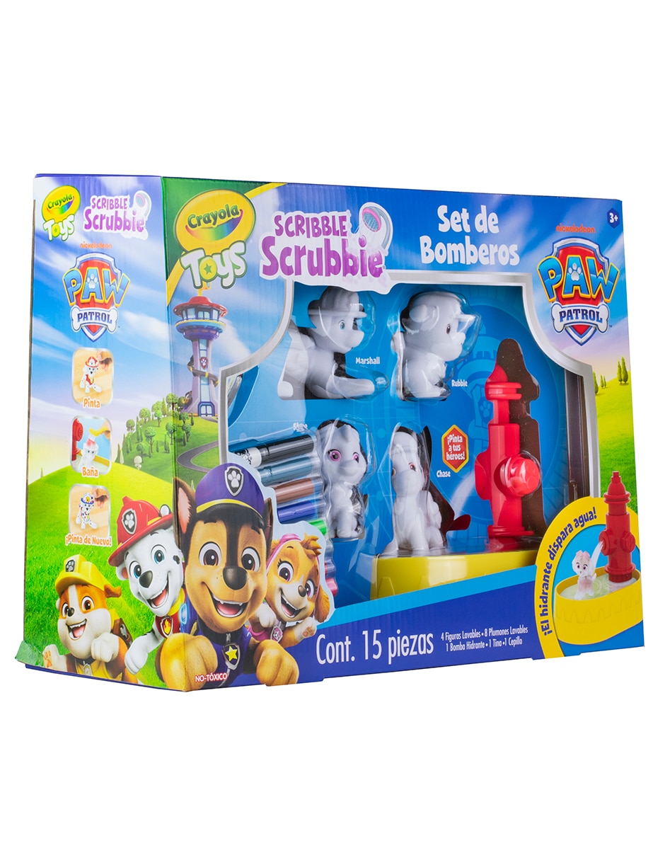Set de bomberos Paw Patrol juego arte y manualidad infantil unisex 2