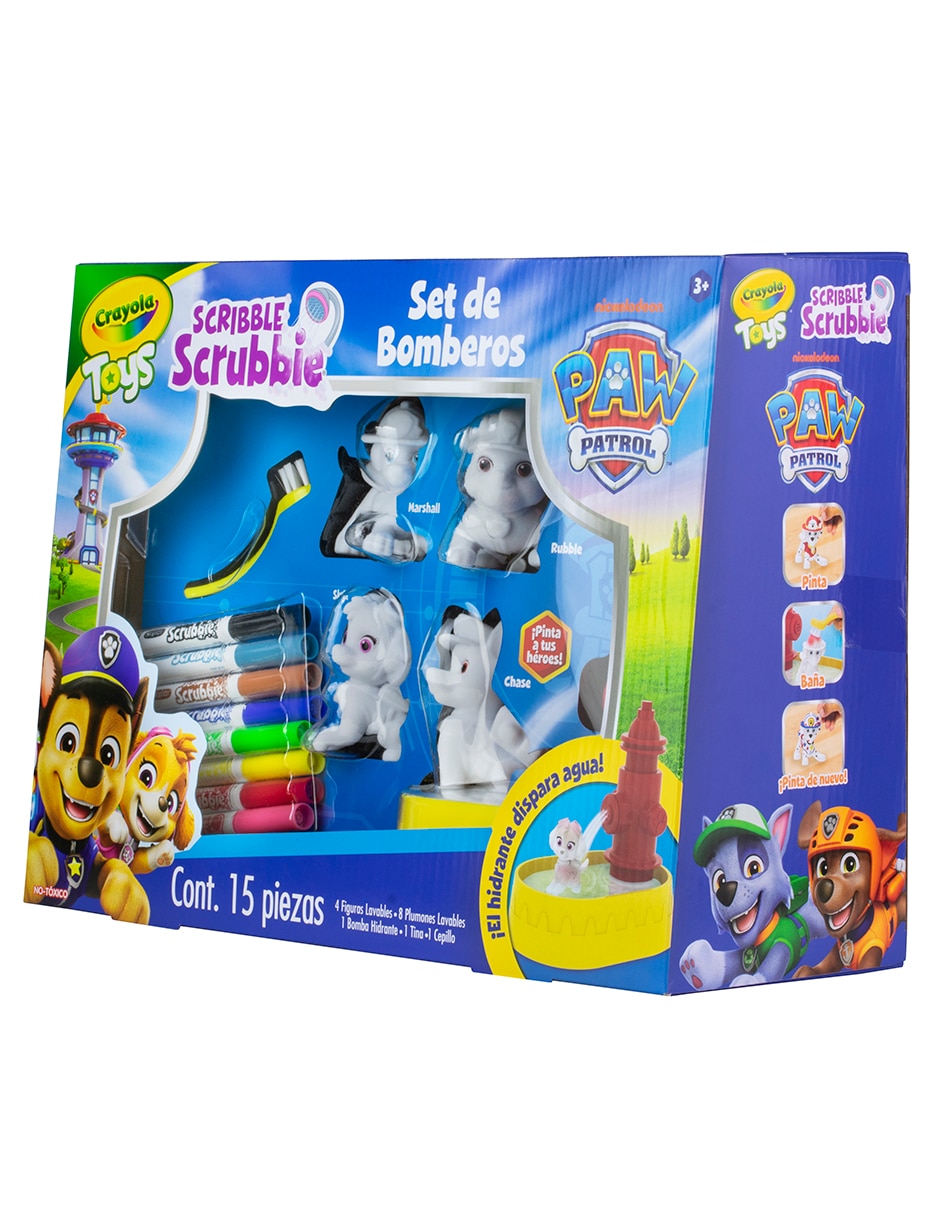 Set de bomberos Paw Patrol juego arte y manualidad infantil unisex 3