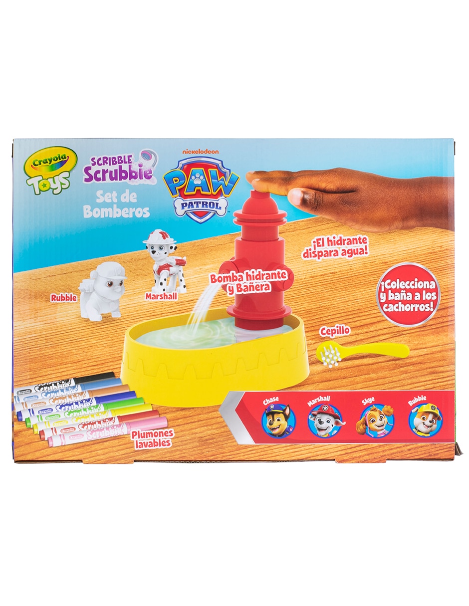 Set de bomberos Paw Patrol juego arte y manualidad infantil unisex 4