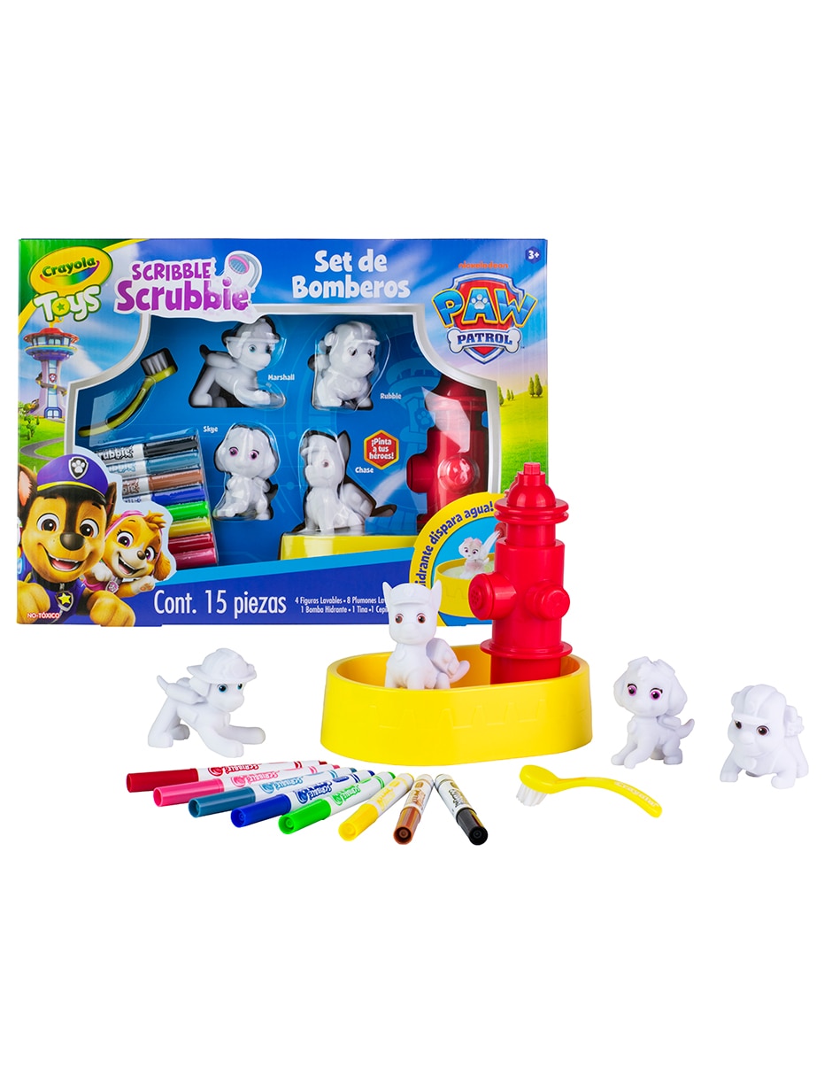Set de bomberos Paw Patrol juego arte y manualidad infantil unisex 5