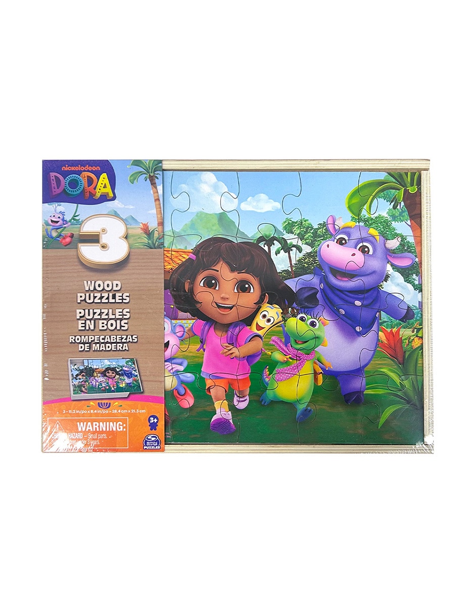 Set de rompecabezas Dora la exploradora 3 piezas 3