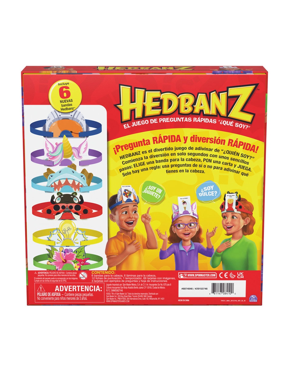 Hedbanz El juego de preguntas rápidas ¿Que soy? 4