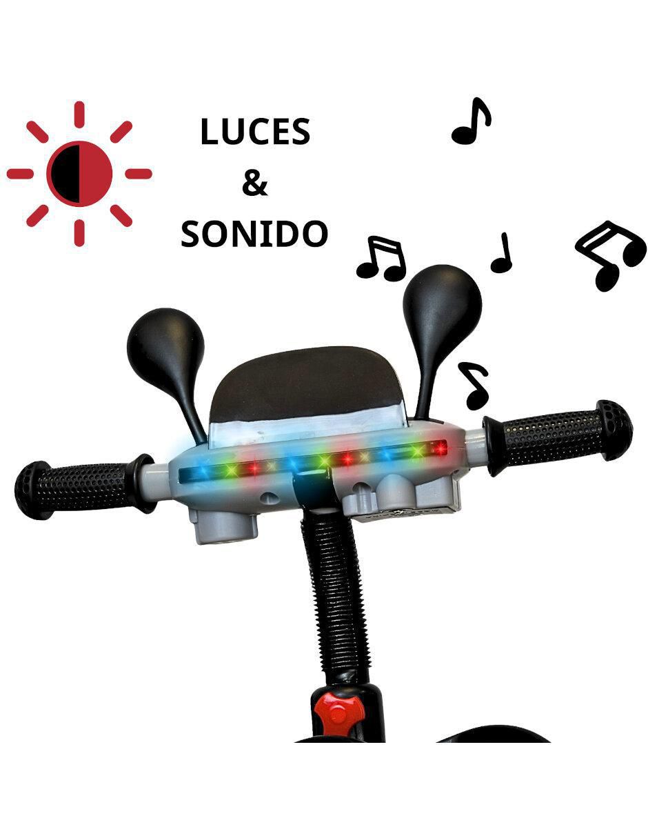 Triciclo luz y sonido infantil unisex 2