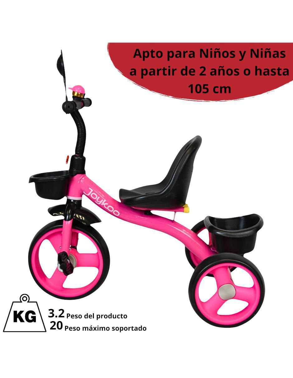 Triciclo con timbre y espejo infantil unisex 4