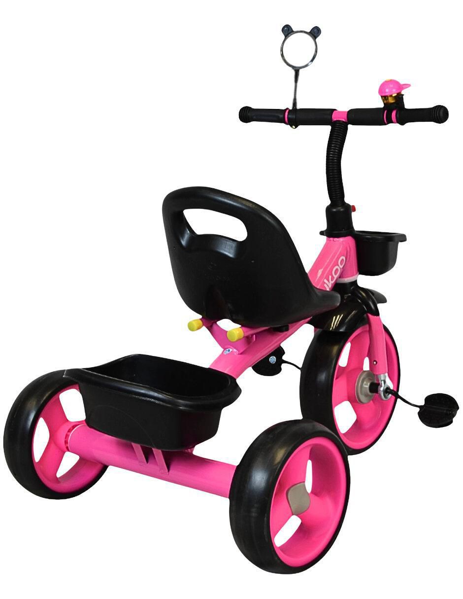 Triciclo con timbre y espejo infantil unisex 5