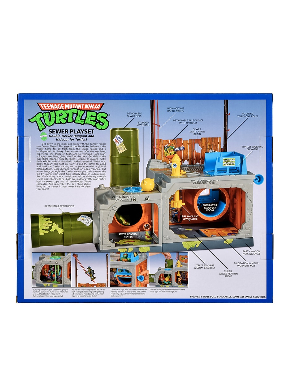 Set figuras acción Tortugas Ninja Namco Bandai 4
