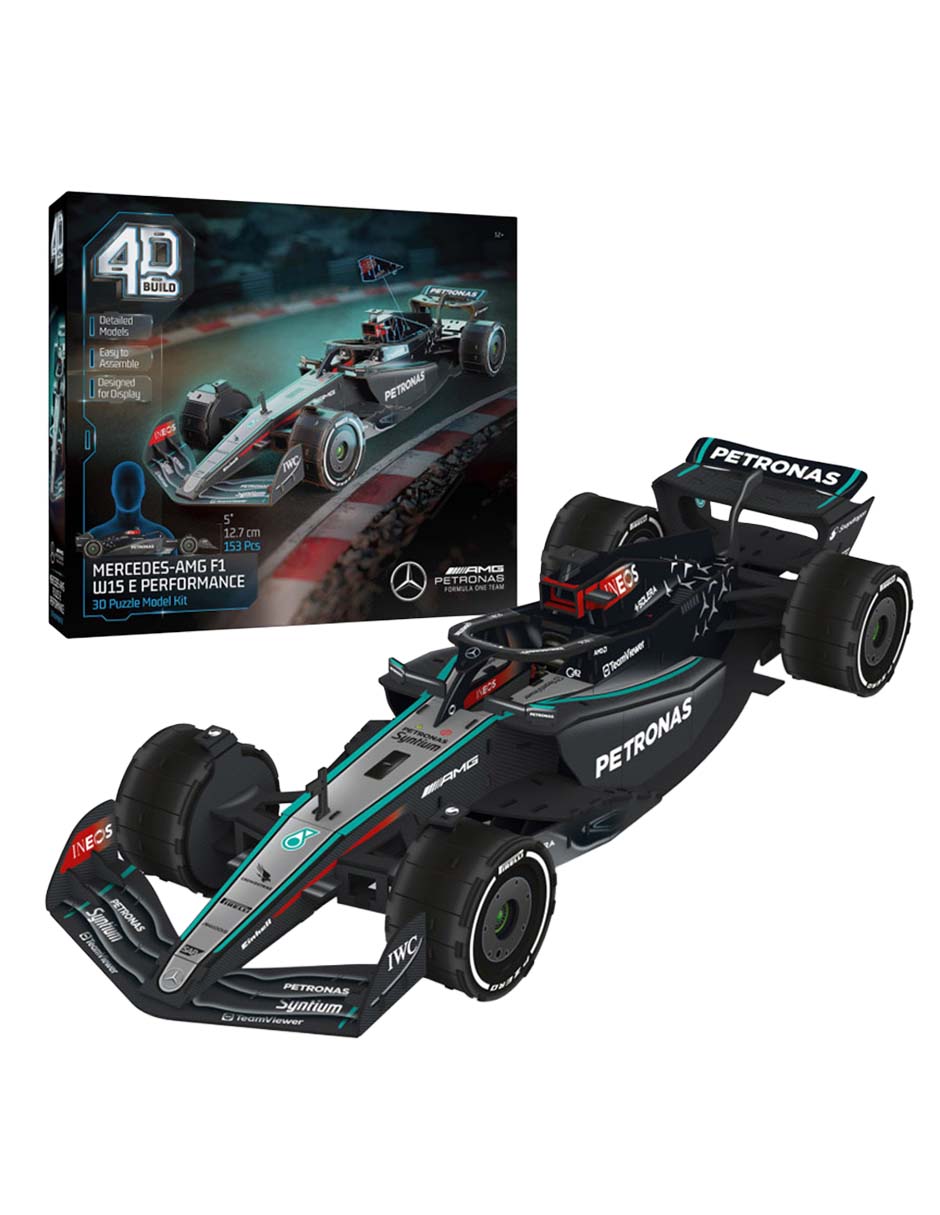 Rompecabezas carros coche de carreras Mercedes 4d 156 piezas