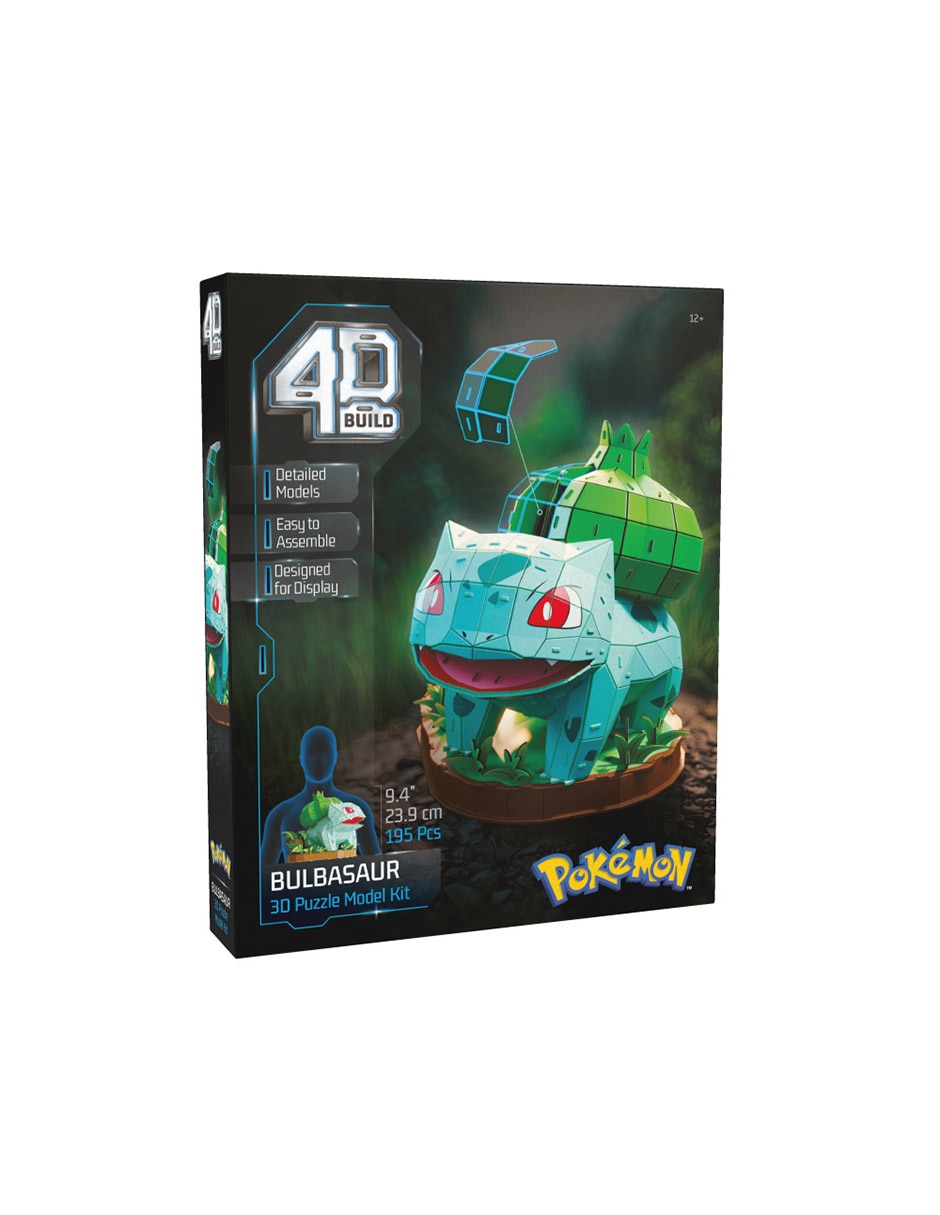 Rompecabezas Pokémon 4d Bulbasaur 178 piezas 2