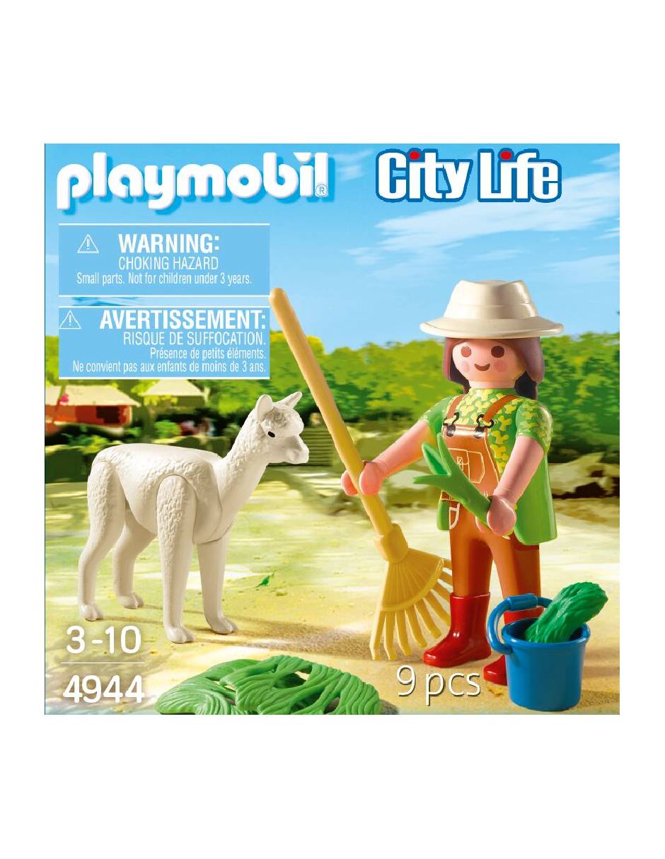 Playmobil Pm Cuidadora con alpaca my life 4944 Playmobil Pm Cuidadora con alpaca my life 4944