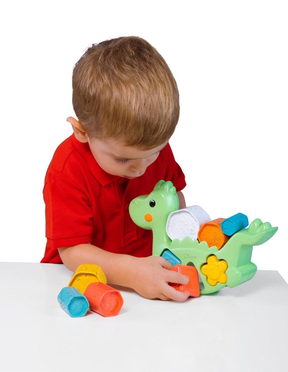 Juguete clasificador dino eco+ juego didáctico infantil unisex 4