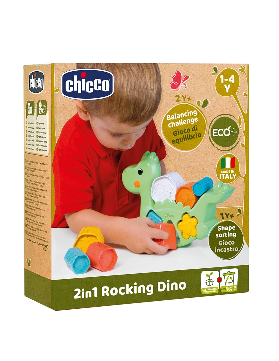 Juguete clasificador dino eco+ juego didáctico infantil unisex 7