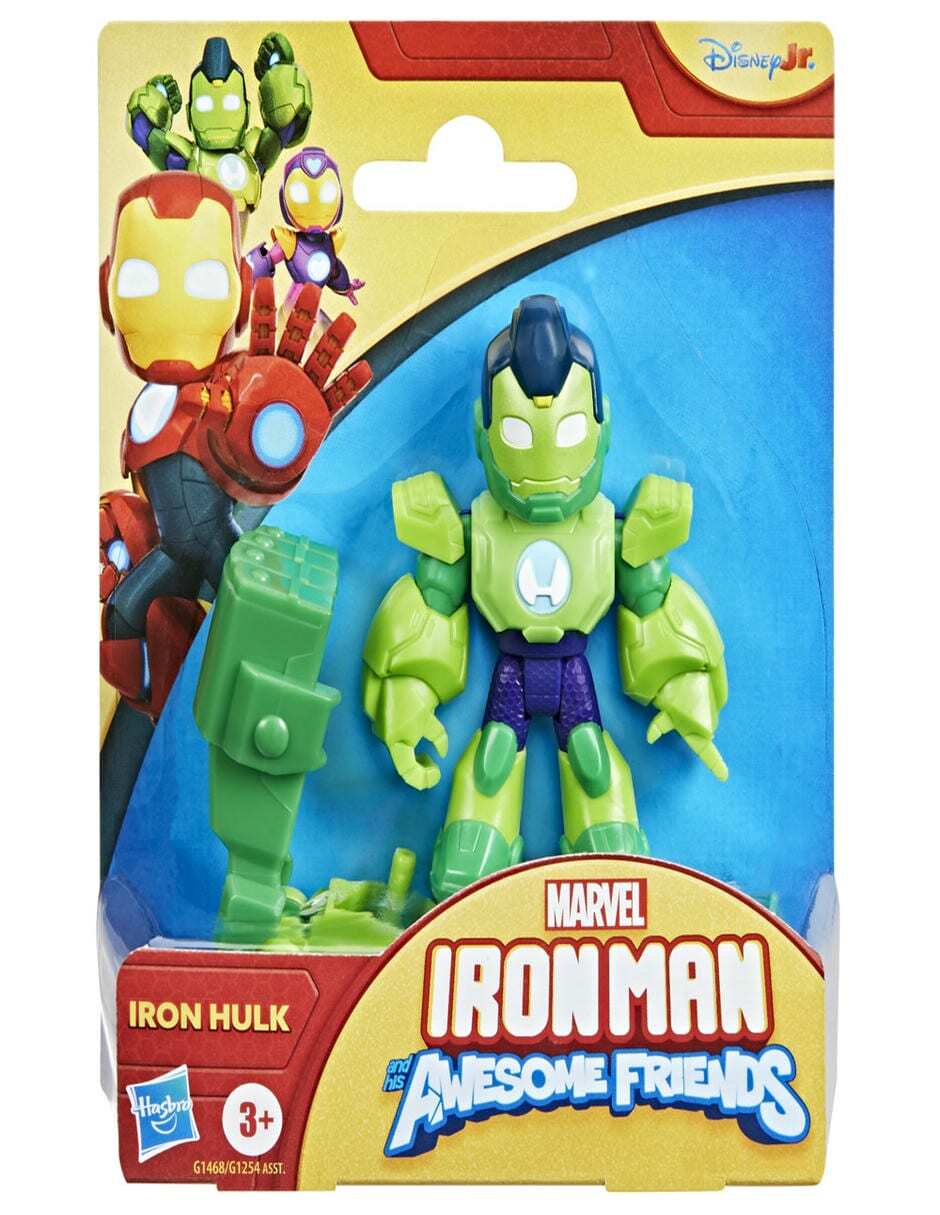 Figura de acción articulada Iron Man And His Awesome Friends Iron Hulk Vehículo 2