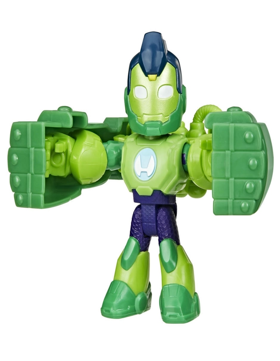 Figura de acción articulada Iron Man And His Awesome Friends Iron Hulk Vehículo 5