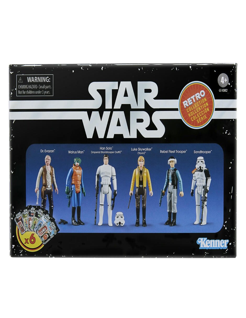 Set figuras acción articulada Episode IV: A New Hope collectors Star Wars 2