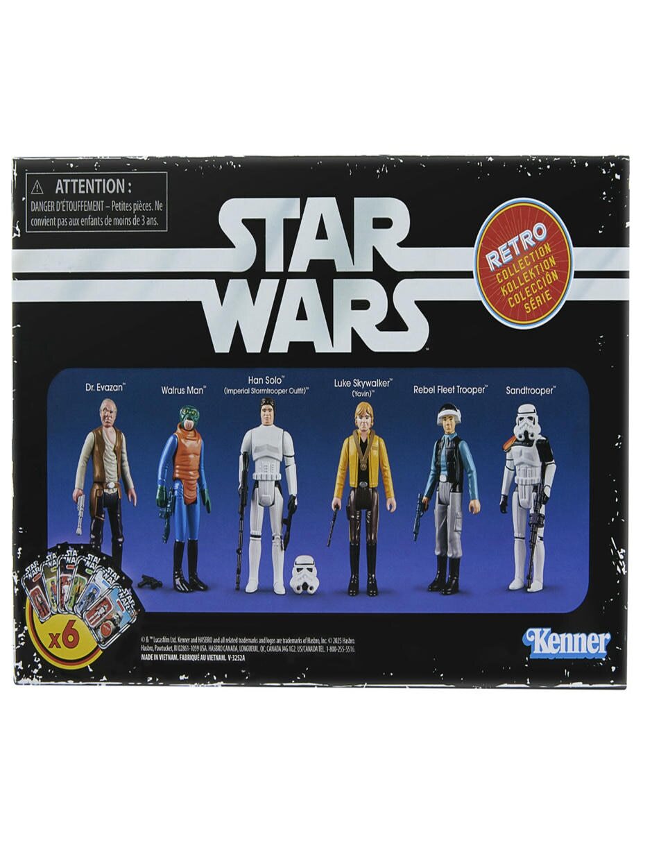 Set figuras acción articulada Episode IV: A New Hope collectors Star Wars 4
