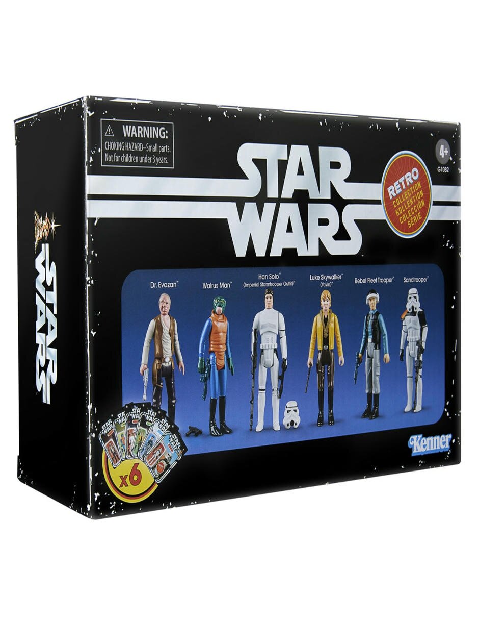 Set figuras acción articulada Episode IV: A New Hope collectors Star Wars 5