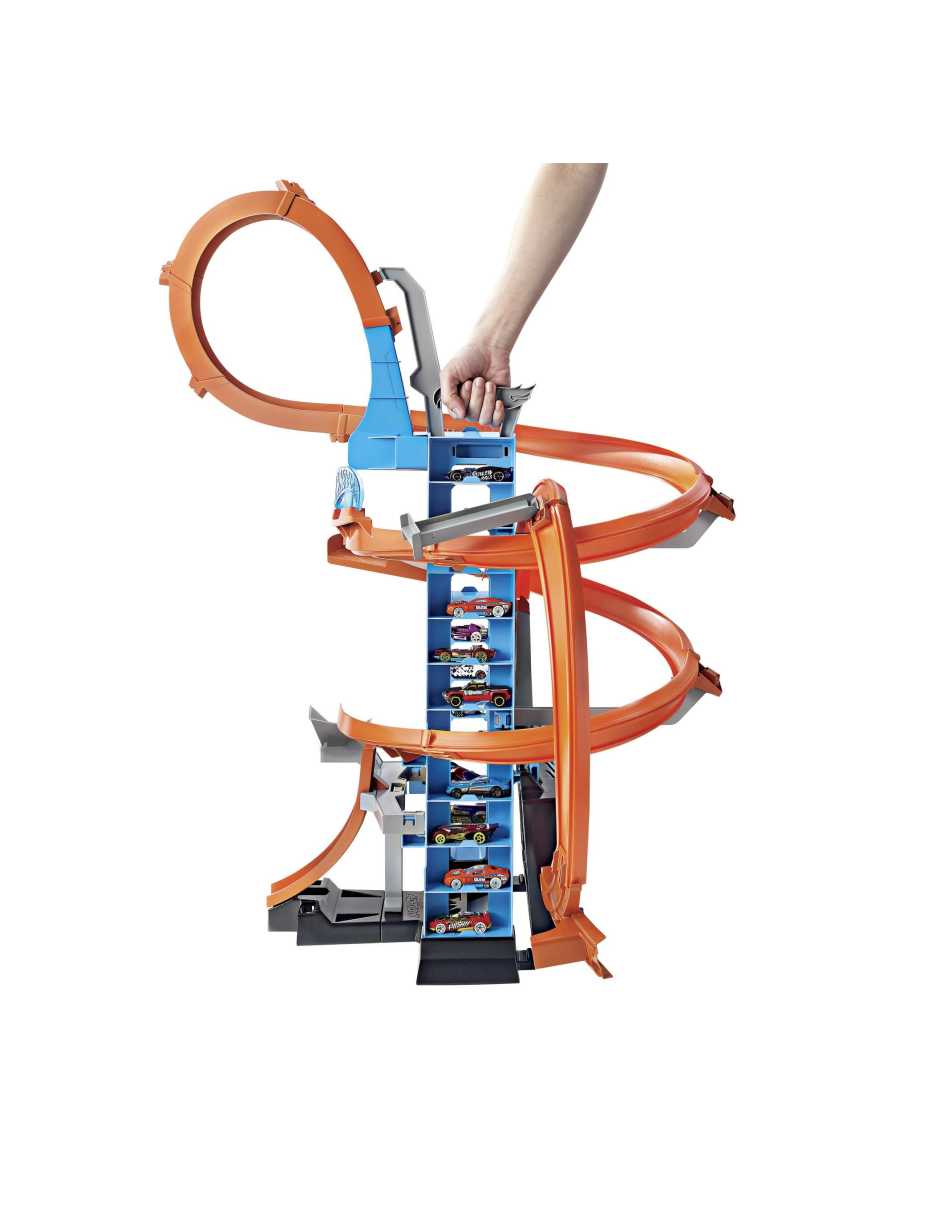 Choques Aereos Pista Super Choques Hot Wheels Pista Armable Hot