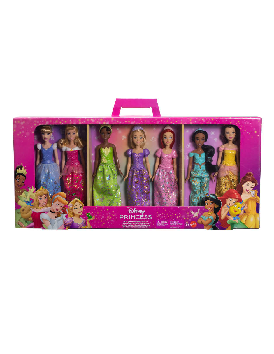 Set muñecas paquete de 7 princesas 2