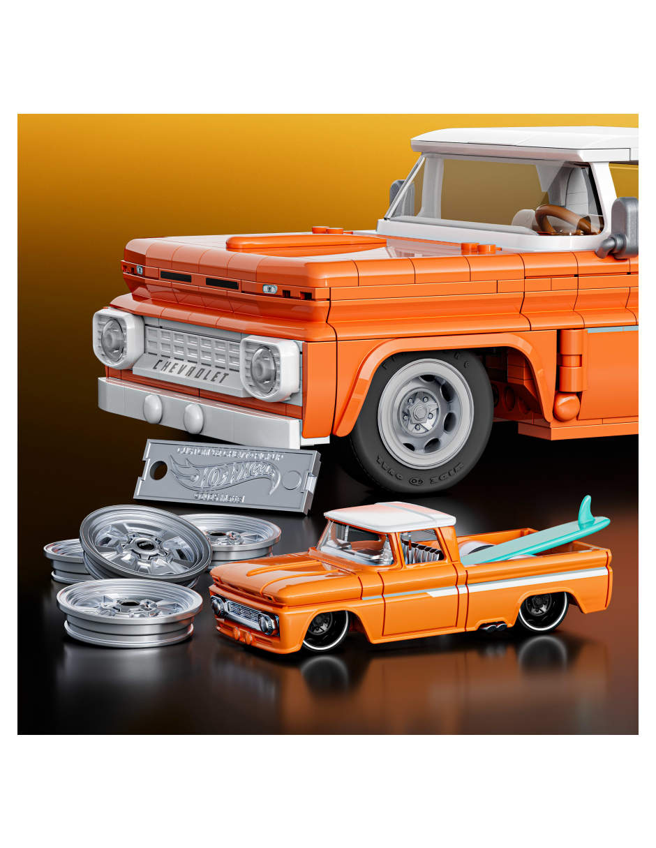 Matte Elite camioneta custom '62 chevy JFT20 Hot Wheels 5