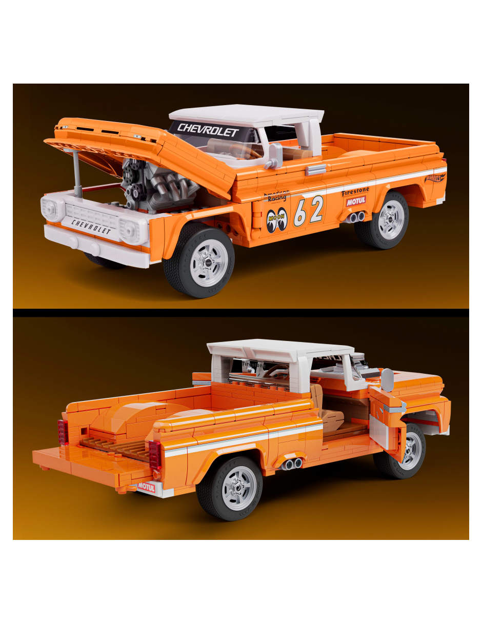 Matte Elite camioneta custom '62 chevy JFT20 Hot Wheels 6
