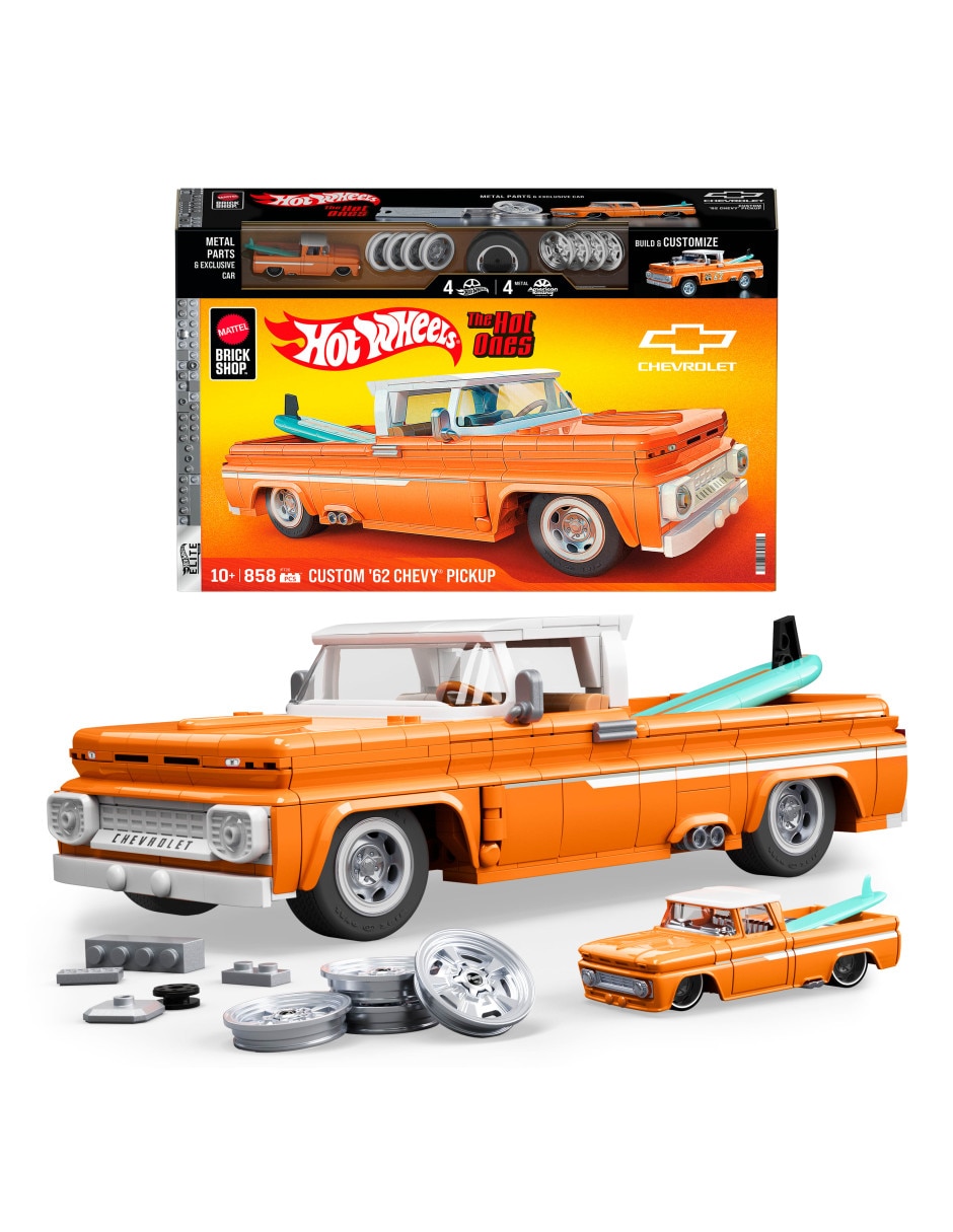 Matte Elite camioneta custom '62 chevy JFT20 Hot Wheels 7