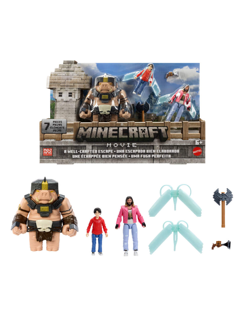 Set figura de acción articulada Minecraft Minecraft Toys 