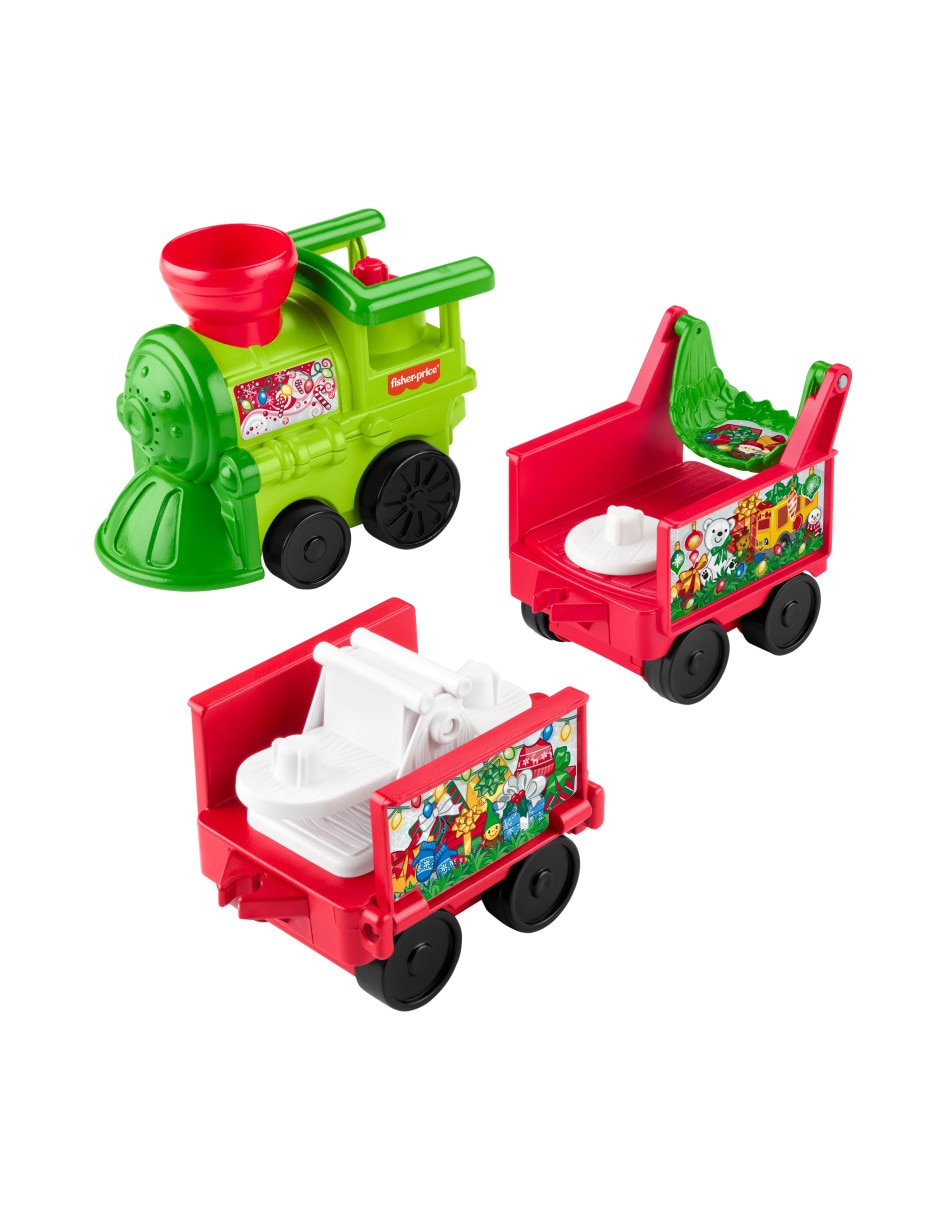 Tren navideño de little people 7