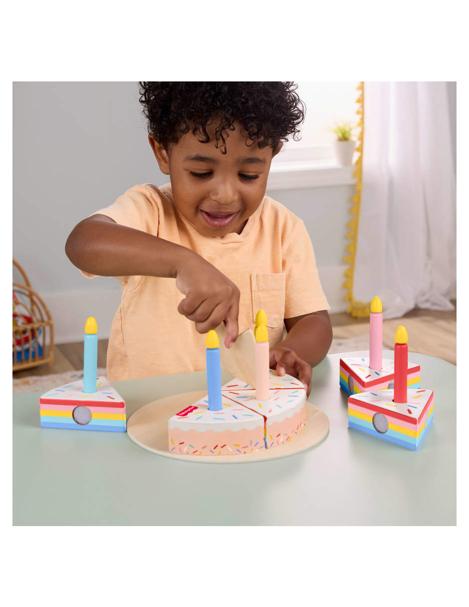 Pastel de cumpleaños de madera 7