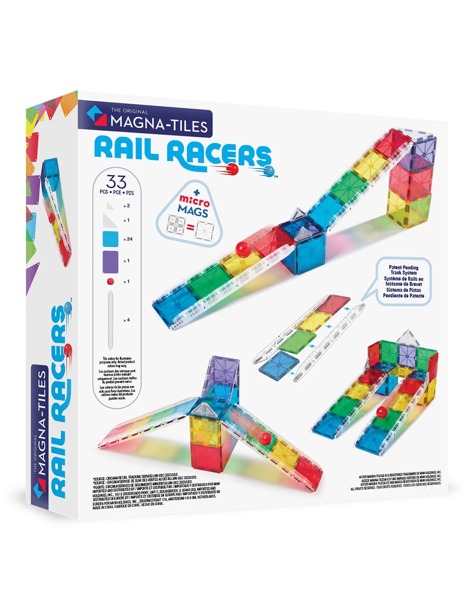 Magna-Tiles Rail Racers 251033RR 8