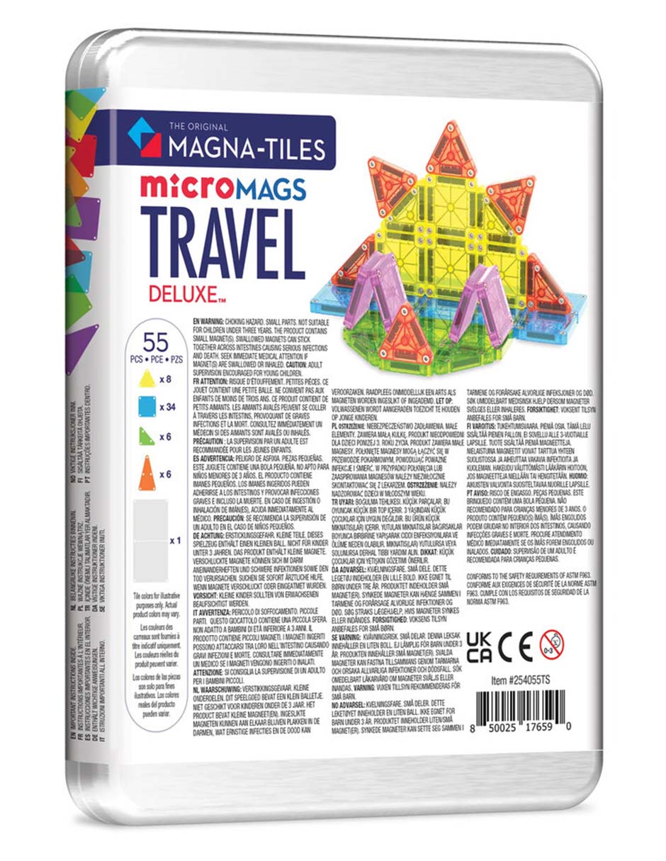 Magna-tiles micromags travel deluxe 254055TS 8