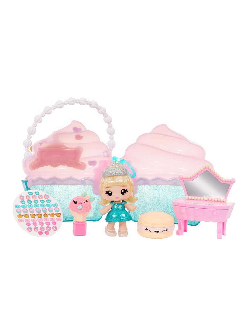 Muñeca fashion yummiland world playset with lip gloss 2