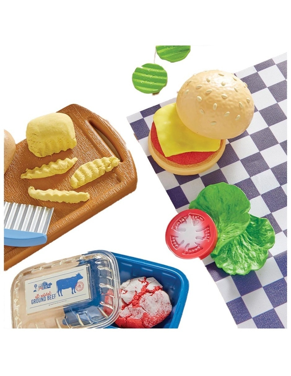 Set de juego Creative Chefs Cheeseburger and Fries 2