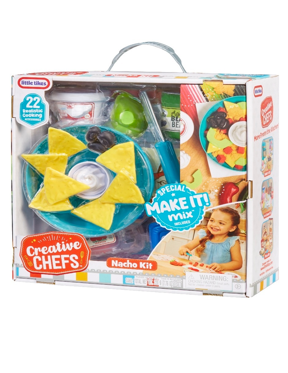 Set de juego creative chefs nachos kit Little Tikes 4