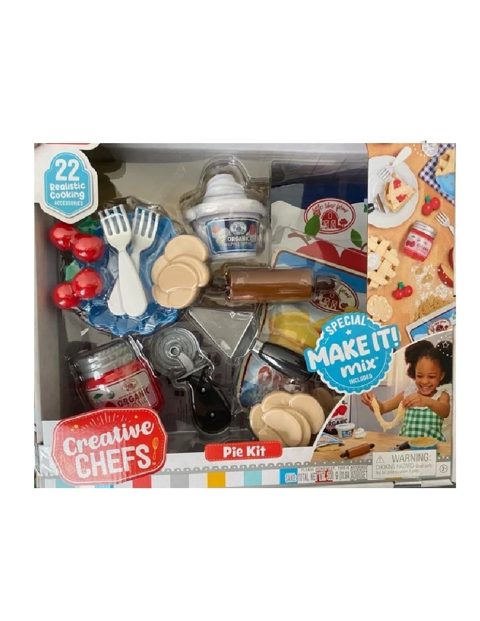 Set de juego creative chefs pie kit Little Tikes 4