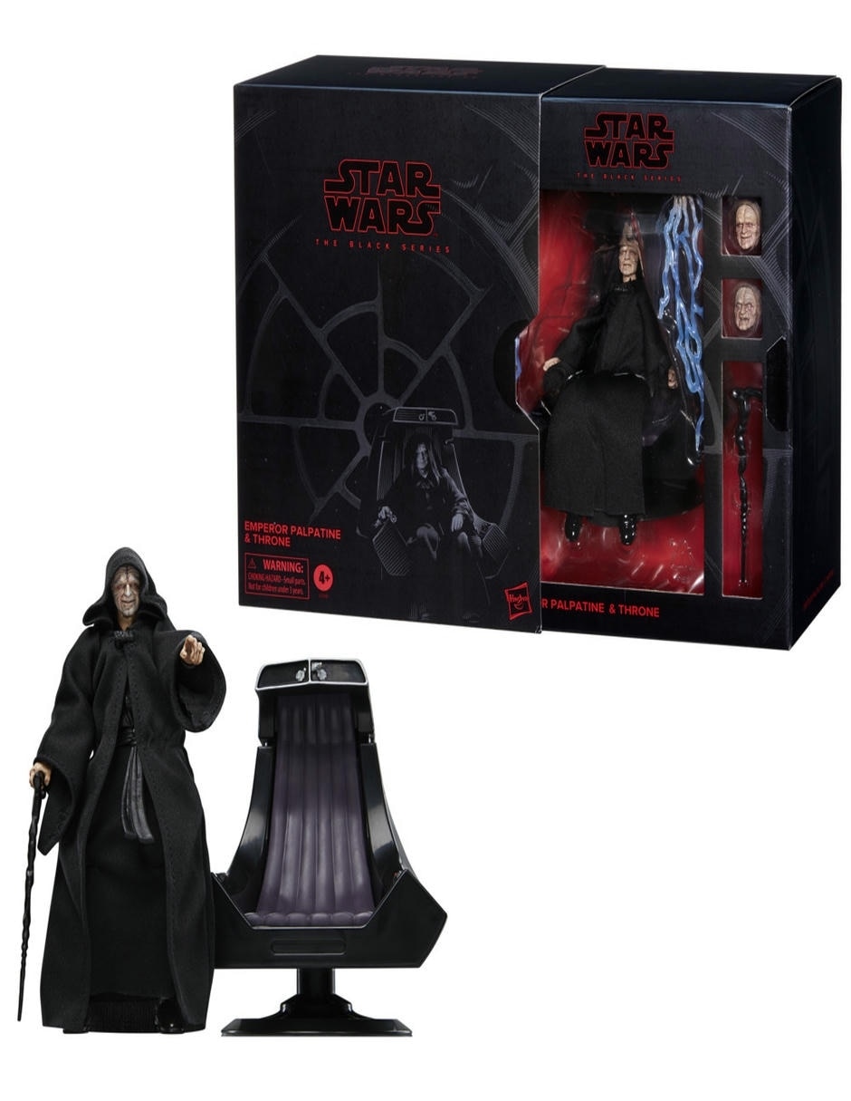 Set figuras acción articulada : Return Of The Jedi Emperor Palpatine collectors Star Wars 3