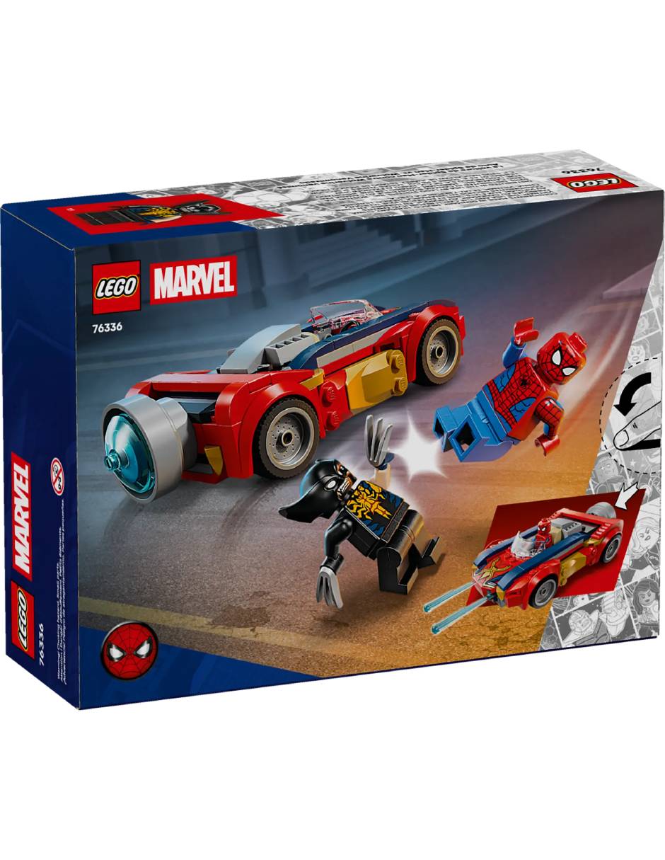 Coche de Spider-Man vs. Lobezno Venomizado 76336 7