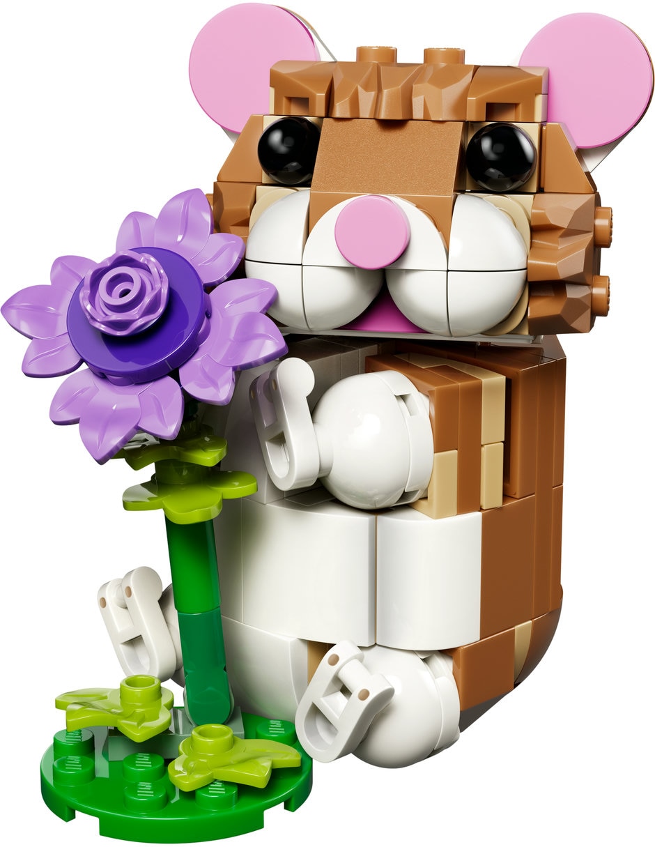 Lego Lindo Hámster con Flor 31376 Creator 3