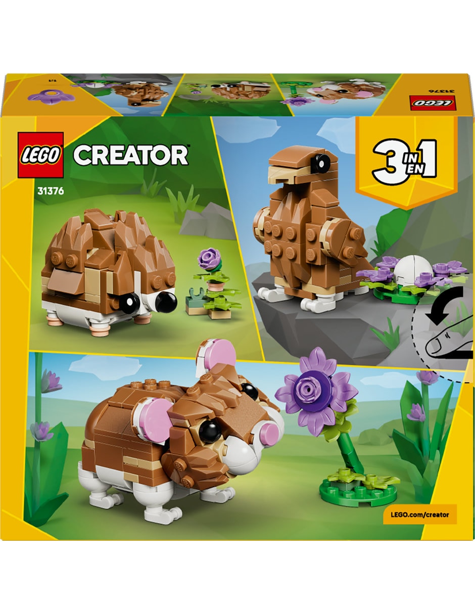Lego Lindo Hámster con Flor 31376 Creator 4