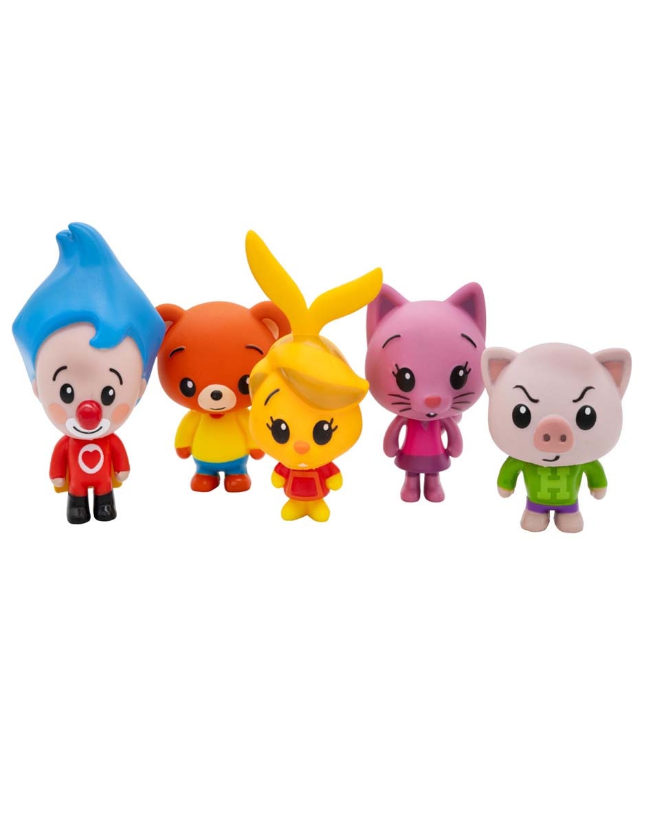 Pack de 5 figuras de Plim Plim y sus amigos