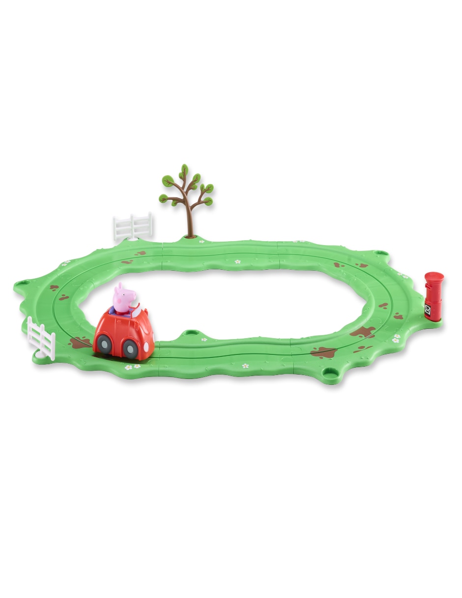 Peppa pig peppa pista del carro rojo