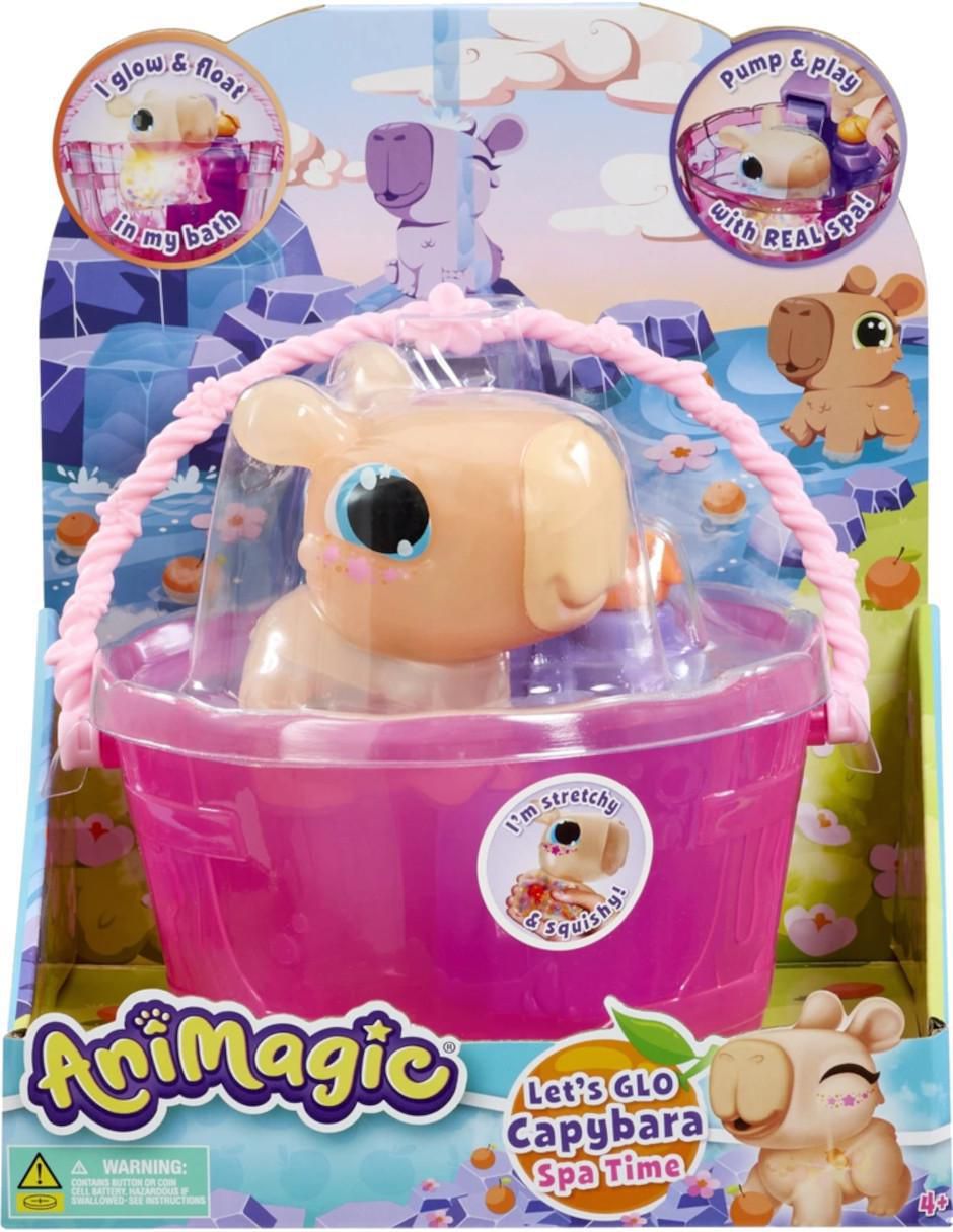Let's Glo Capybara Spa Time Animagic juego recreativo infantil unisex 3