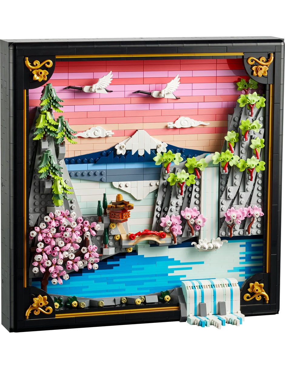 Lego Paisaje Japonés con Cerezos en Flor 31218 3