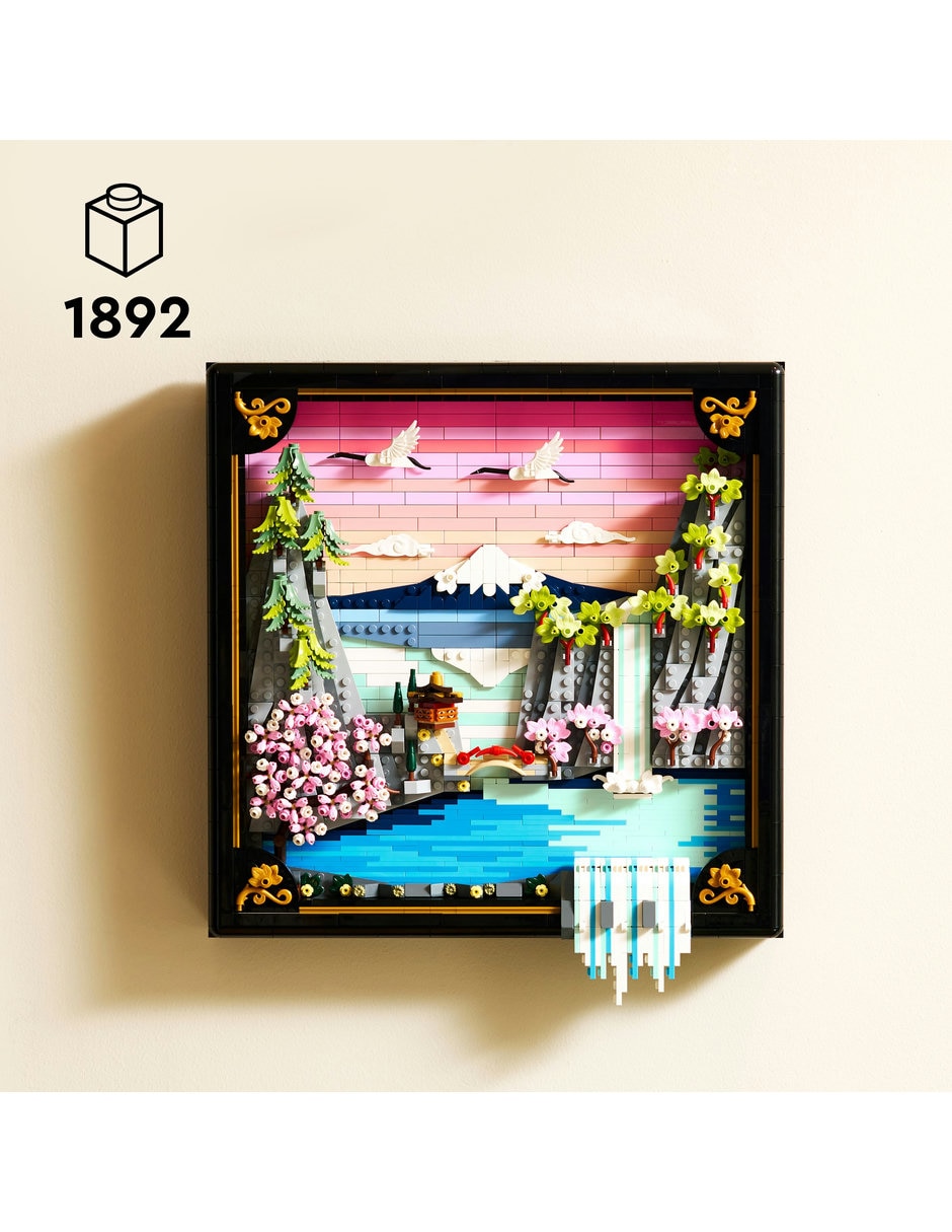 Lego Paisaje Japonés con Cerezos en Flor 31218 4