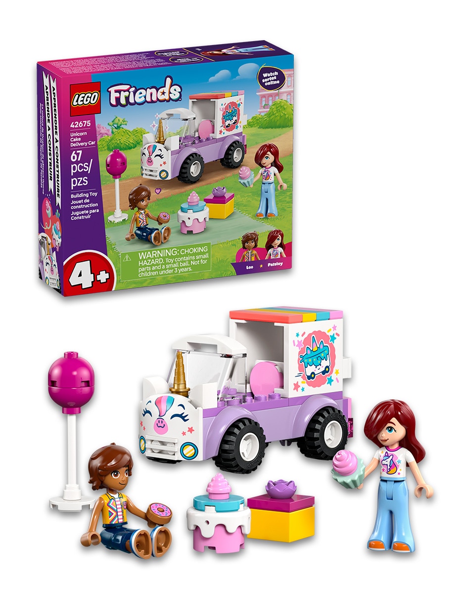 Lego Coche Unicornio de Reparto de Pasteles 42675