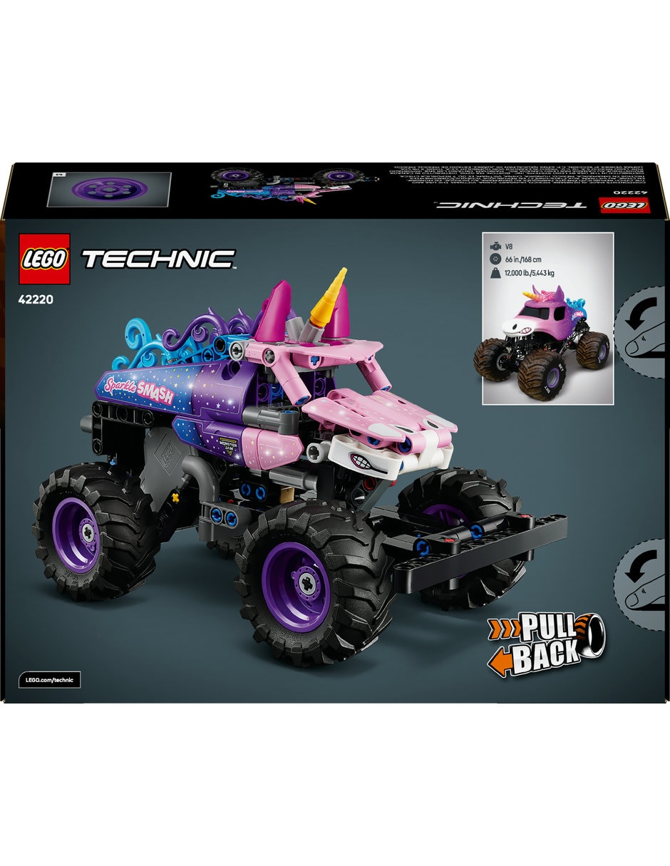 Lego Monster Jam Sparkle Smash con Motor de Carga Manual 42220 4