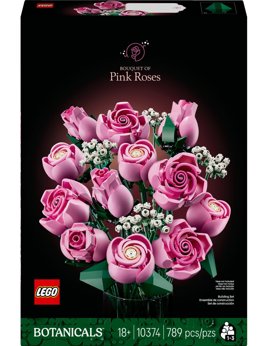 Lego set de Lego botanicals ramo de rosas rosadas 10374 Botanicals 3