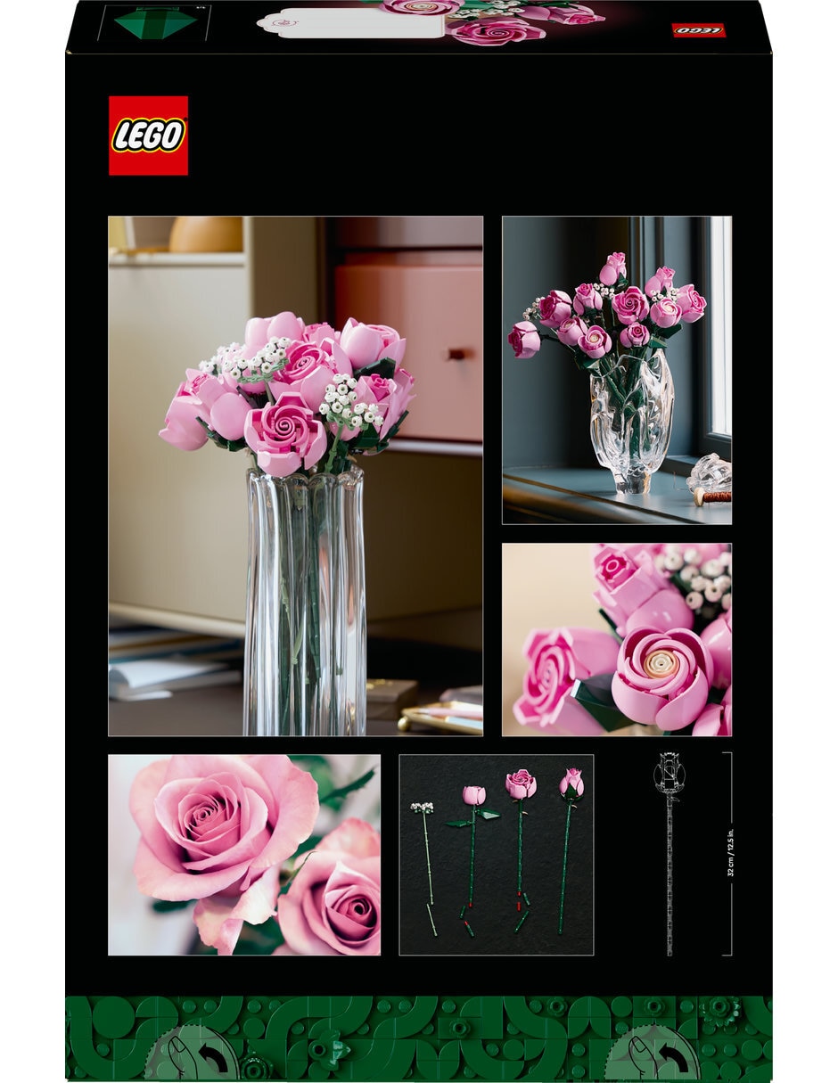 Lego set de Lego botanicals ramo de rosas rosadas 10374 Botanicals 9