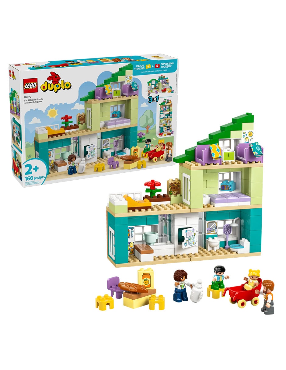 Duplo Casa Familiar Moderna 3 en 1 con Figuras 10470